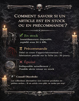 Comment savoir si un article est en stock ou en pr&eacute;commande ?