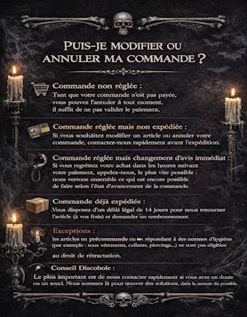 Puis-je modifier ou annuler ma commande ?