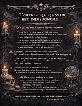 L'article que je veux est indisponible