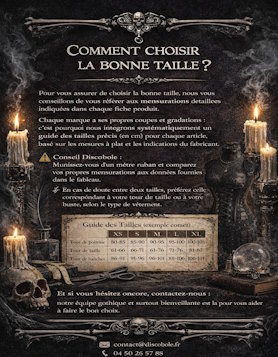 Comment choisir la bonne taille ?