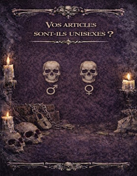 Vos articles sont-ils unisexes ?