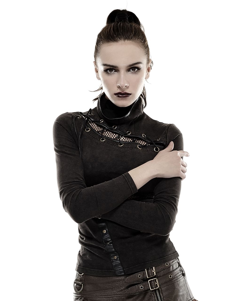 photo n°2 : Haut steampunk femme PUNK RAVE