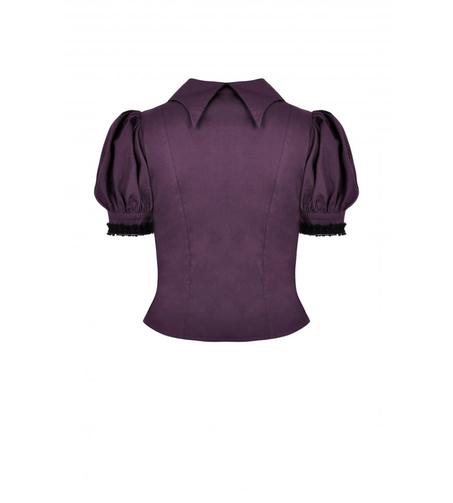 photo n°2 : Chemisier violet DARK IN LOVE 'lune pourpre'