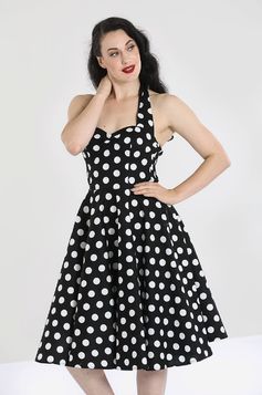 Robe Pin-Up rétro HELL BUNNY 'Mariam' Grande Taille