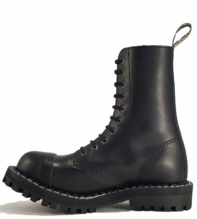 photo n°3 : Rangers cuir 10 trous STEEL BOOTS