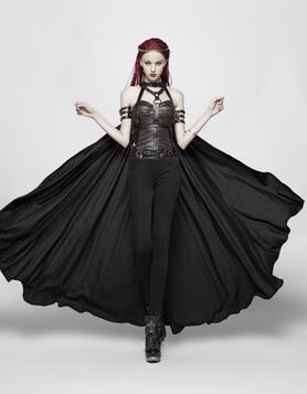 Sovereign Chain Cape - Harnais gothique avec cape - Punk Rave