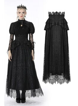 Longue jupe empire DARK IN LOVE 'Amalberta'