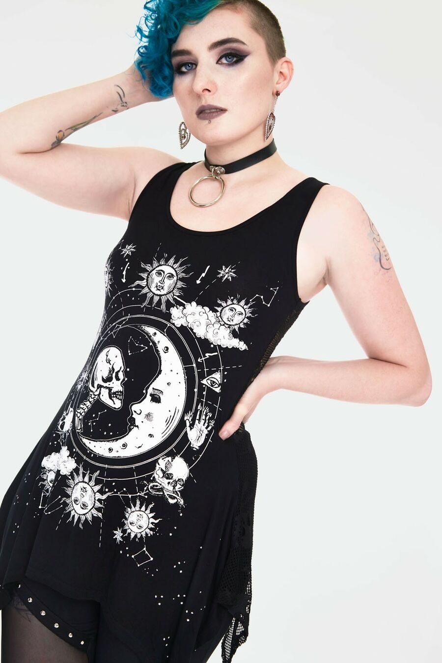 Top gothique JAWBREAKER 'moonstone'