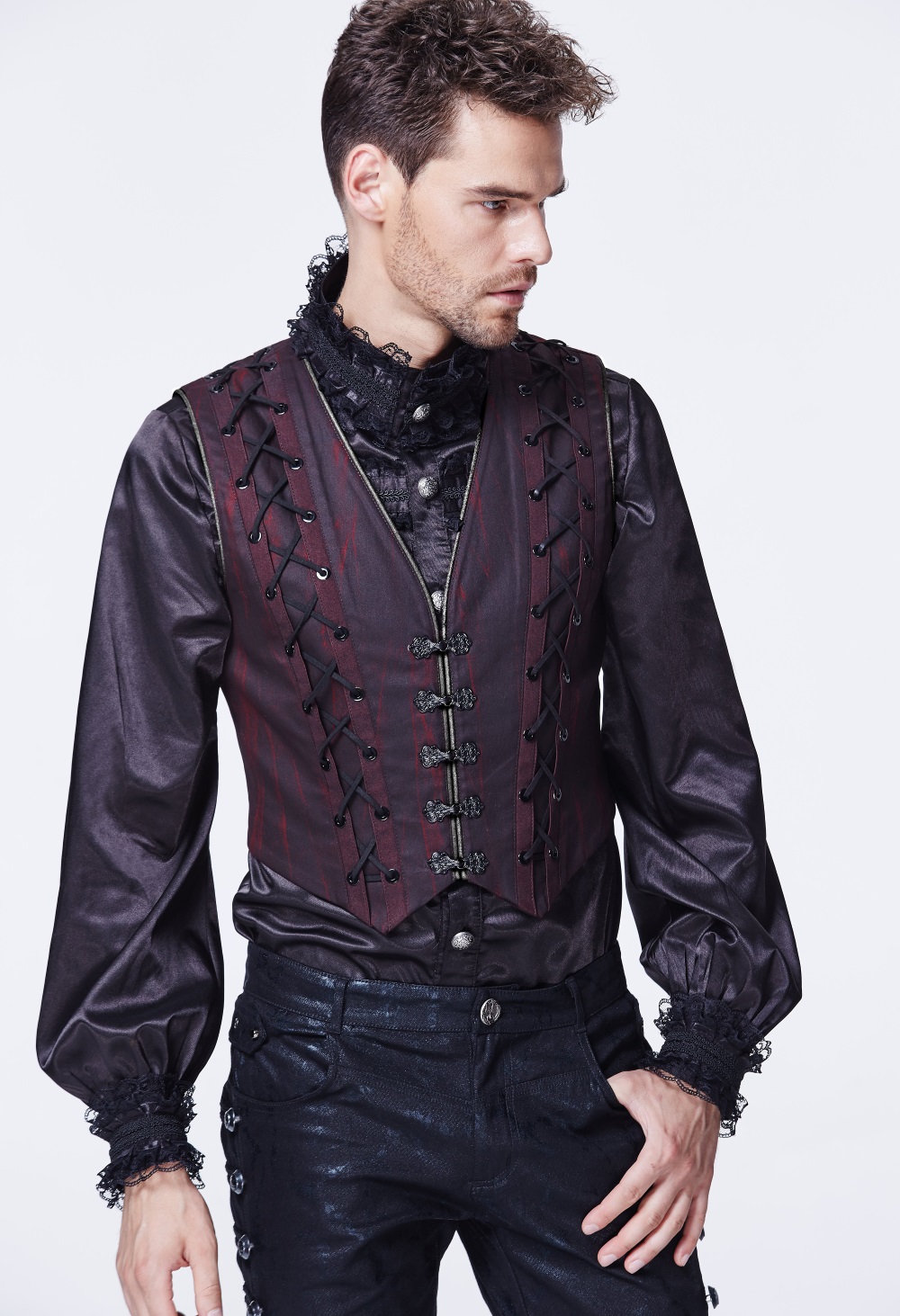 gilet homme gothique