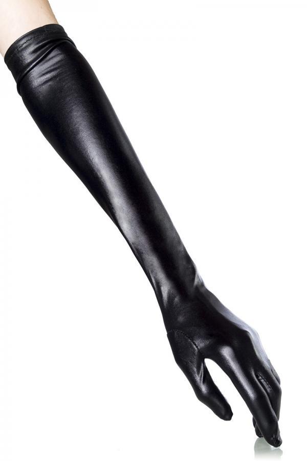 Longues mitaines noires
