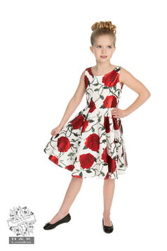Robe Pin-Up enfant HEART AND ROSES LONDON