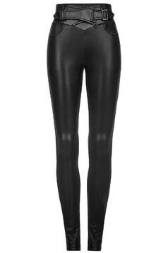 Leggings PUNK RAVE look cuir