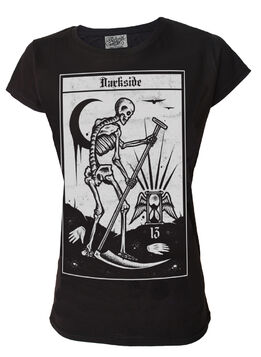 T-shirt gothique DARKSIDE 'death tarot'