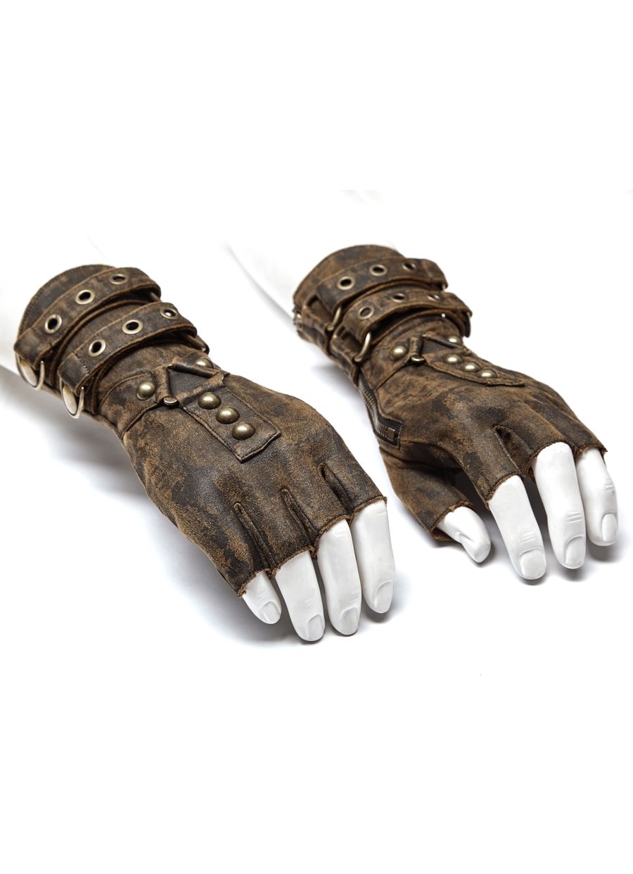 Gants Sans Doigts Gothiques Déchirés - 2 Paires | Style Punk Pour Halloween, Cosplay, Concerts