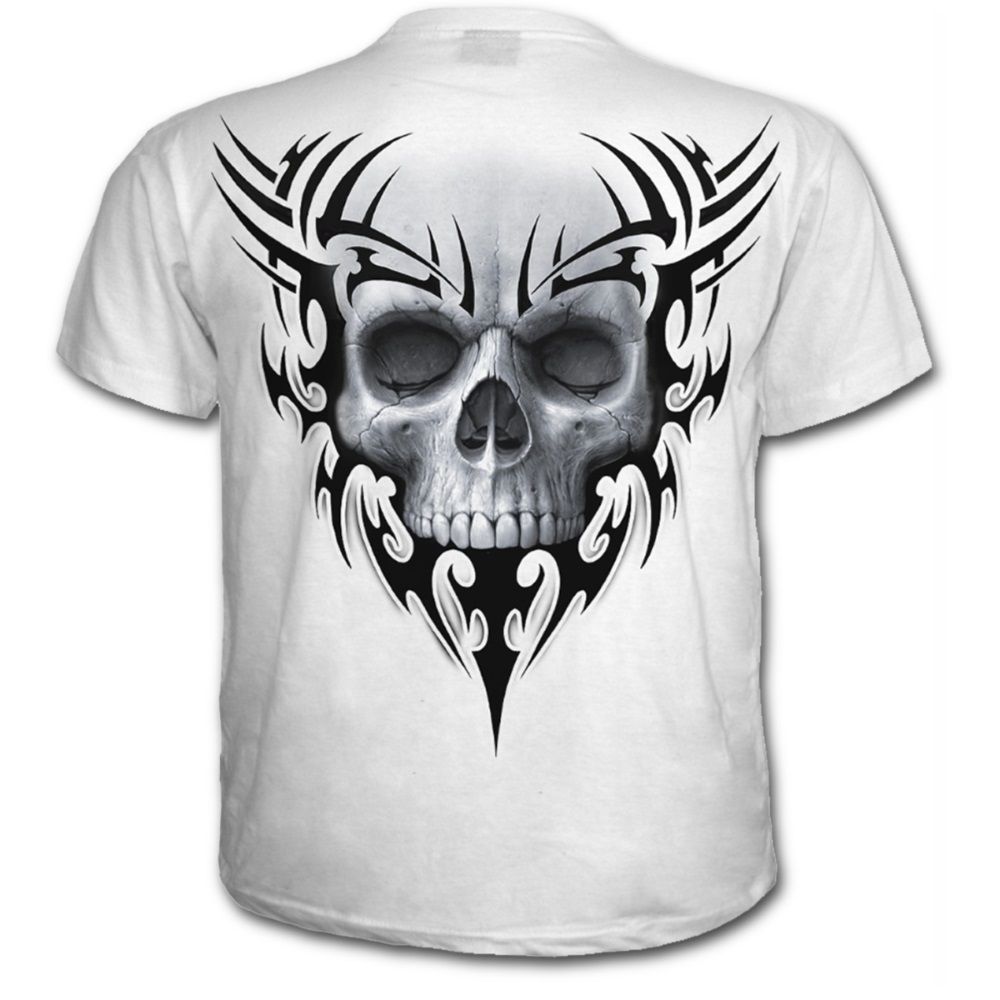 T-shirt Gothique Grim Reaper Crâne Gildan - Modèle 5000, 100% Coton, Taille 5XL, Neuf Sans étiquette