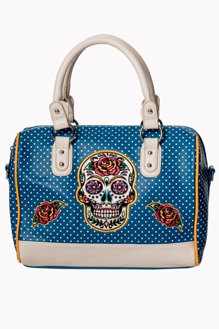 Sac à main Pin-Up BANNED 'dias de muertos'