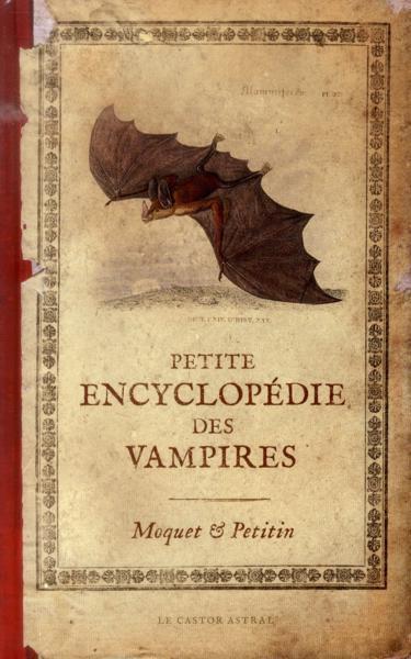 Livre 'petite encyclopédie des vampires'