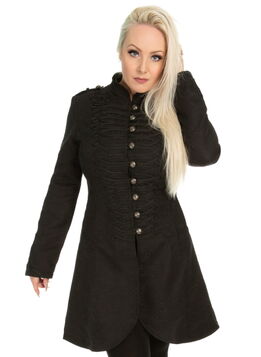 Manteau HEART AND ROSES LONDON 'military goth'