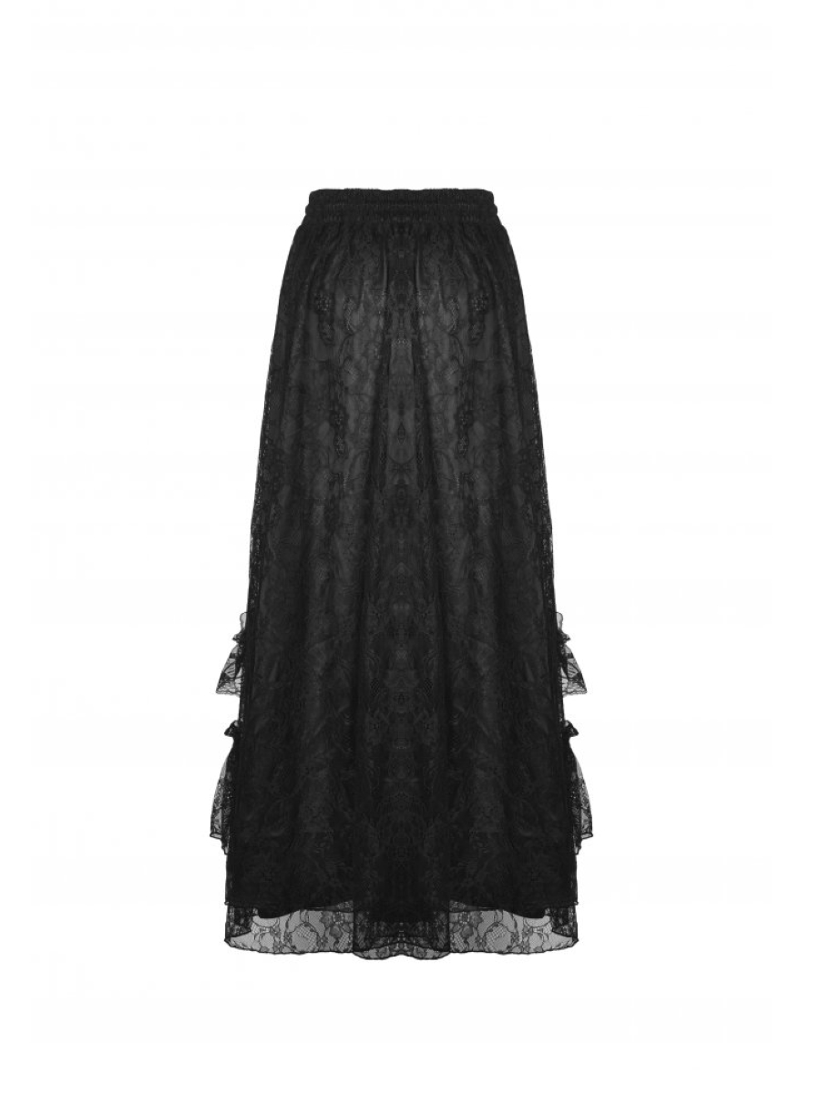 photo n°4 : Longue jupe dentelle DARK IN LOVE 'Areagne'
