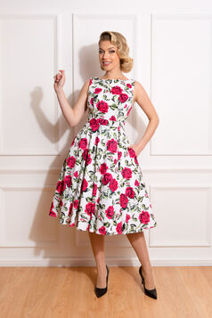 Robe fleurie Pin-Up rétro H&R LONDON 'Hazel'