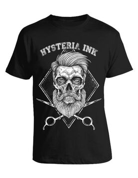 T-shirt HYSTERIA INK 'barber shop'