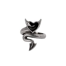 Bague ALCHEMY GOTHIC 'Devil heart'