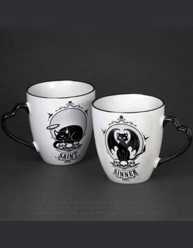 Set de 2 tasses ALCHEMY GOTHIC 'Saint & Sinner'