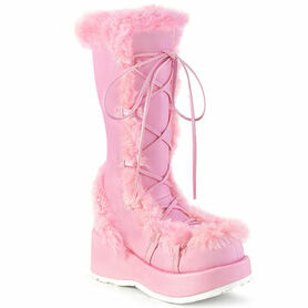 Bottes plateformes roses DEMONIACULT cubby 311