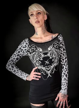 T-shirt manches longues HYRAW 'mandala'