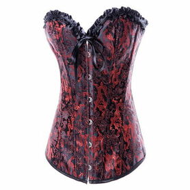 Corset gothique rouge