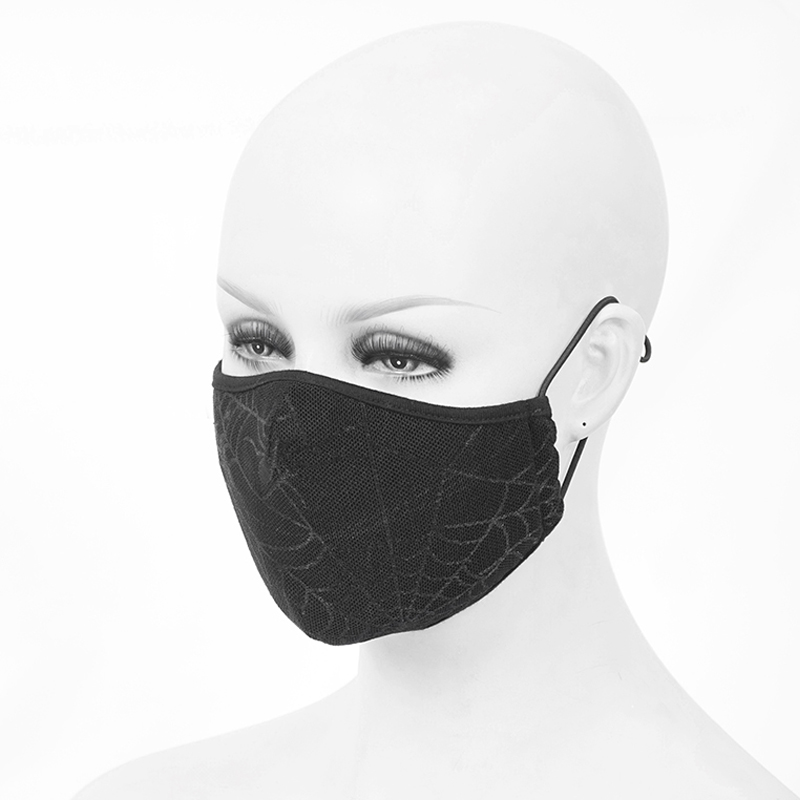 photo n°3 : Masque gothique en tissu 'arachno'