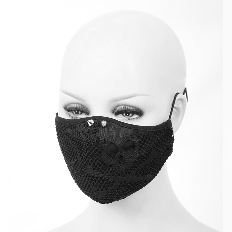 photo n°3 : Masque gothique en tissu 'skull'