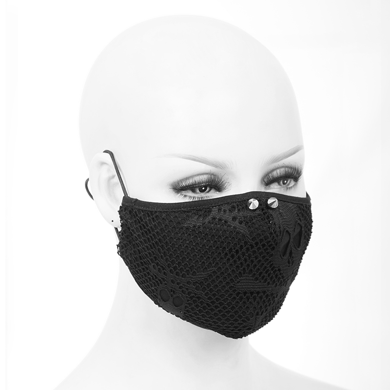 photo n°2 : Masque gothique en tissu 'skull'