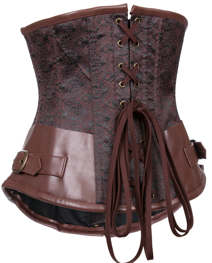 photo n°3 : Serre-taille steampunk marron
