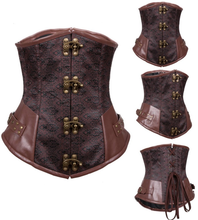 photo n°4 : Serre-taille steampunk marron