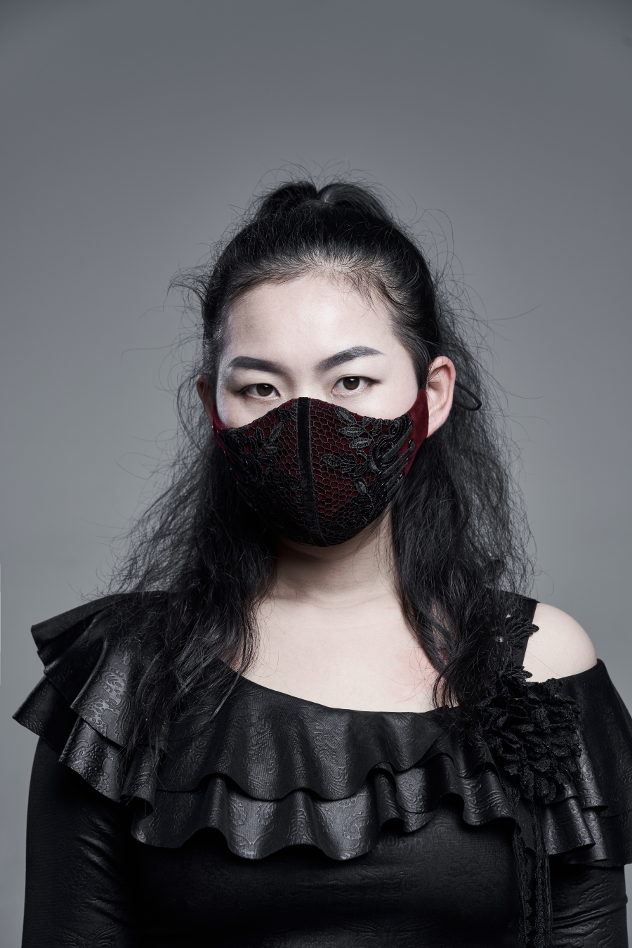 photo n°2 : Masque gothique en velours