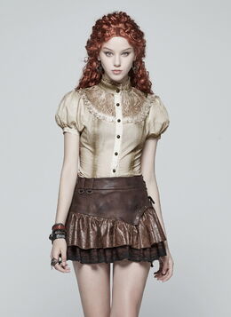 Mini jupe steampunk 'carega'