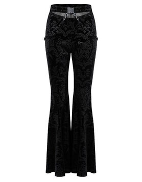 Pantalon vinyle PUNK RAVE 'Dynastie Sombre'