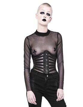 Serre-taille Goth PUNK RAVE 'Spikes & Straps'