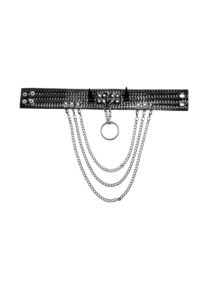 photo n°3 : Collier PUNK RAVE 'Devil's horns'
