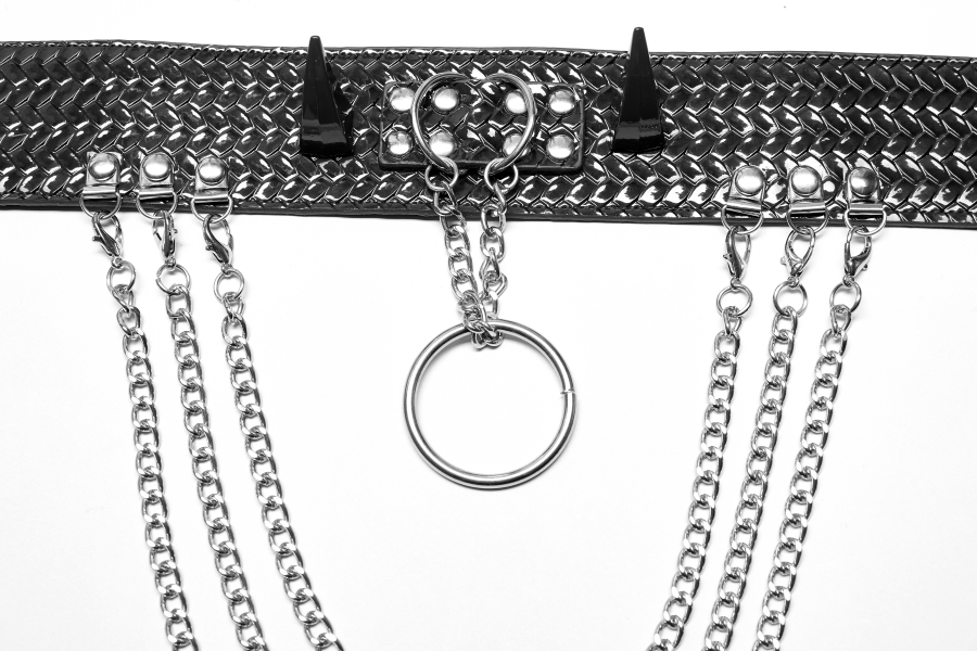 photo n°4 : Collier PUNK RAVE 'Devil's horns'