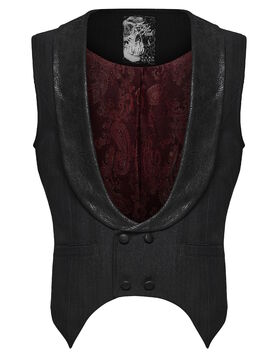 Gilet gothique homme Punk Rave - Ritual Tail