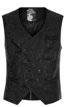 Gilet brocarde sans manches PUNK RAVE