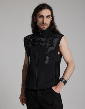 Gilet Cyberpunk 'Neural Armor' - Punk Rave