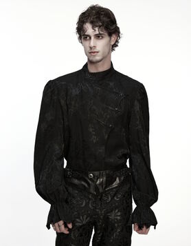 Chemise gothique asym&eacute;trique homme - Punk Rave