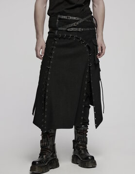 Jupe Gothique Punk Homme 'Ténèbres Rebelles'