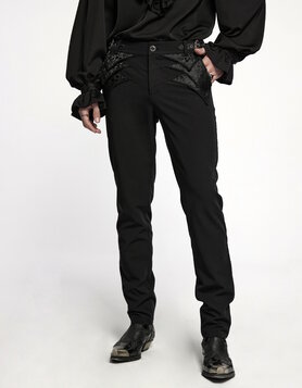 Pantalon Homme Gothique 'Élégance Macabre'