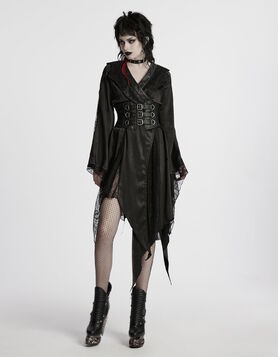Kimono gothique PUNK RAVE 'Larmes d'ébène'