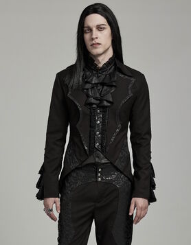 Veste queue-de-pie gothique PUNK RAVE 'Tuxedo des Ombres'