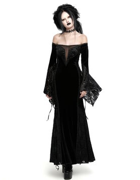 Robe Gothique Punk Rave 'Étreinte Mortelle'
